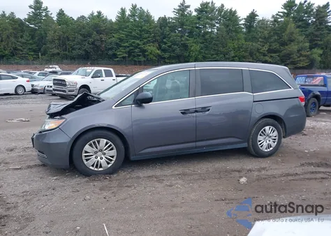 2017 Honda Odyssey Lx from USA, damaged, VIN 5FNRL5H26HB020848